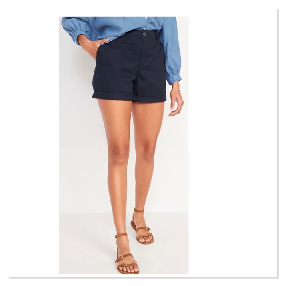 OLD NAVY Black Everyday Twill Shorts